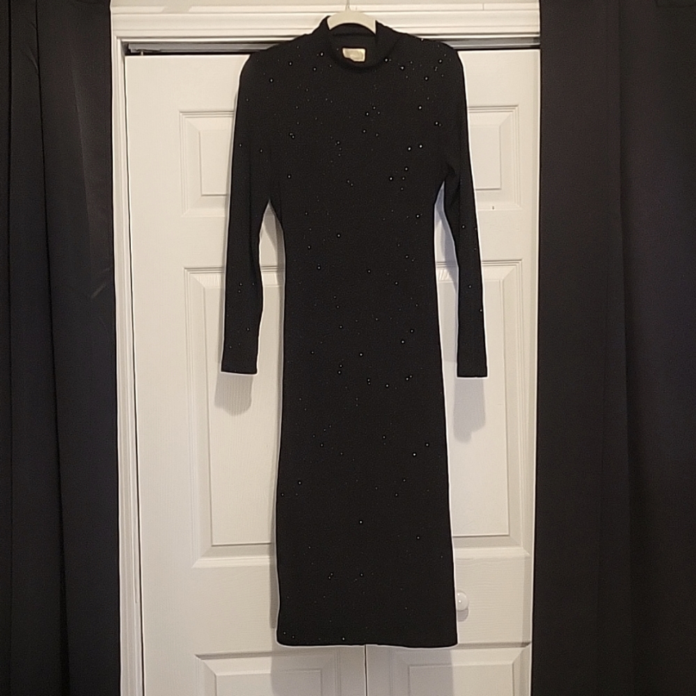 H&M Sparkly/Glitter black dress size 12